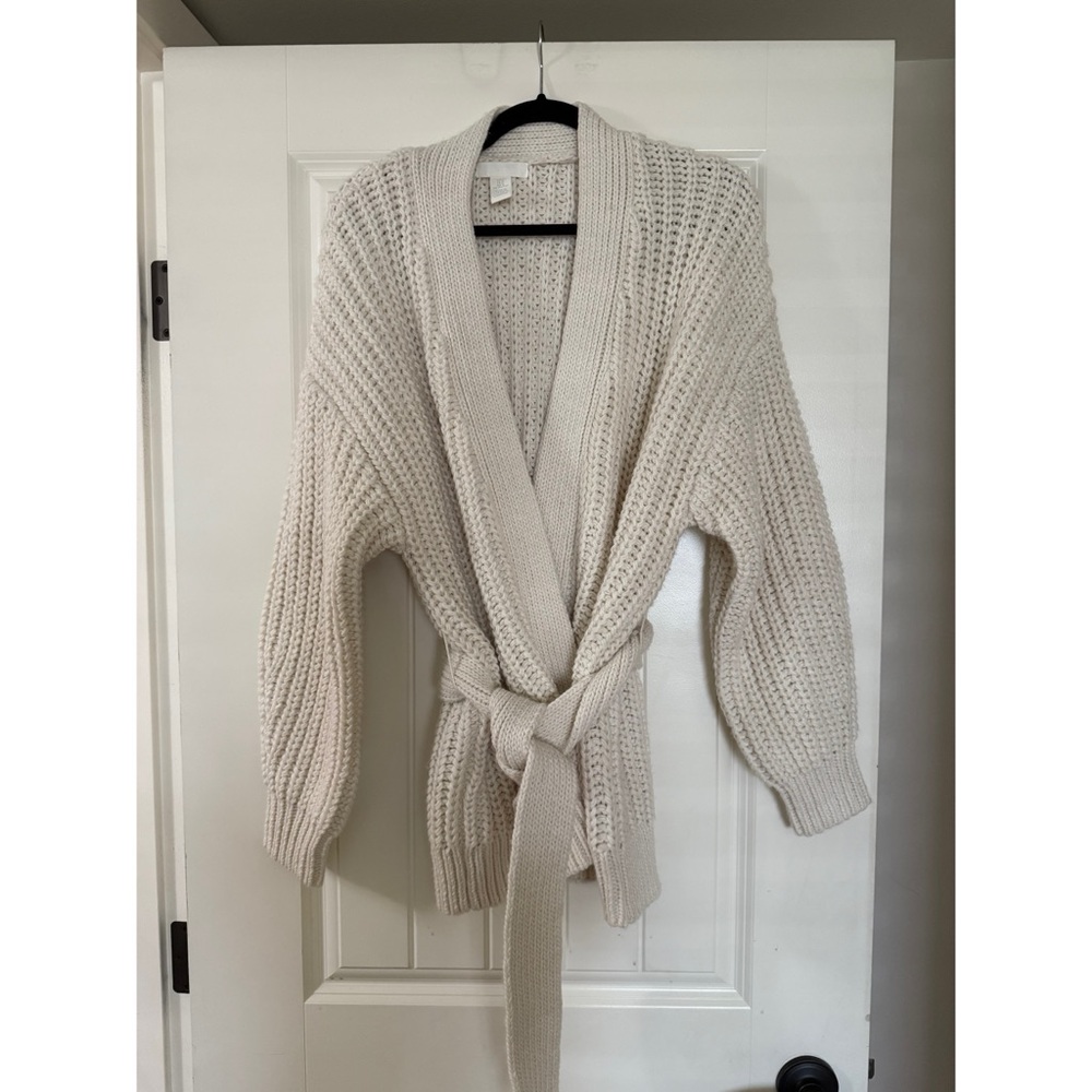 Cozy Cream Knit Cardigan Sweater